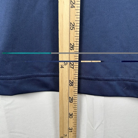 Waggle Golf Polo Shirt Mens Large Blue JFI Embroidered Stretch Performance - Picture 6 of 7